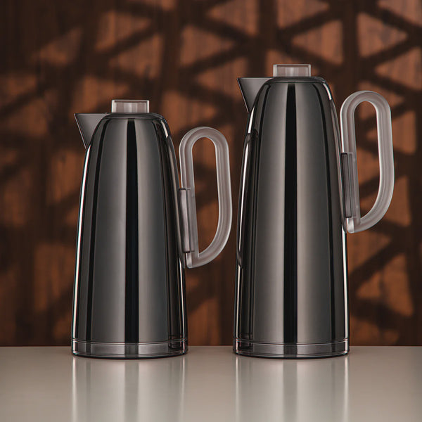 FG816-GBLFA Vacuum Flask 2-Piece Set – Gun Black Frost Finish – 0.7L & 1.0L | Siddiq Gifts Mussafah Abu Dhabi