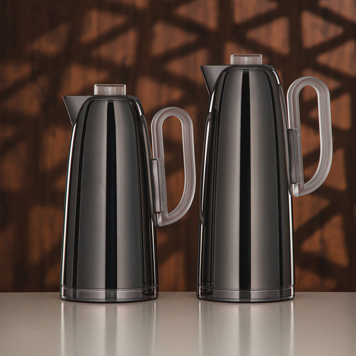 FG816-GBLFA Vacuum Flask 2-Piece Set – Gun Black Frost Finish – 0.7L & 1.0L | Siddiq Gifts Mussafah Abu Dhabi