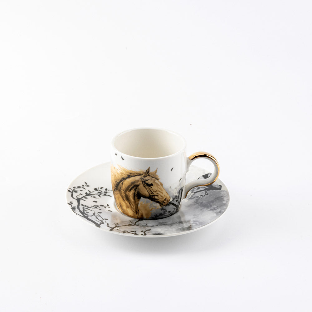 SAMRA MILK CUP & SAUCER GY1521 Siddiq Gifts