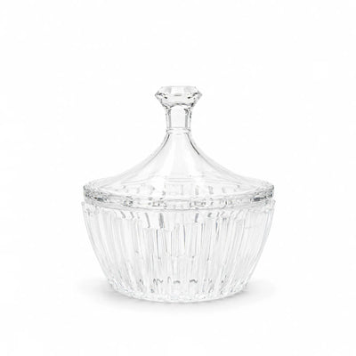 Shop the Germax Acrylic Candy Bowl with Lid at Siddiq Gifts. Crafted from clear acrylic with a practical removable lid, this elegant candy bowl is ideal for presenting candies, chocolates, dates, nuts, sweets, and other treats at home, gatherings, and special occasions.