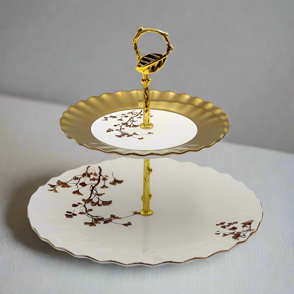 Brd 341 Cake Stand 2 Layer