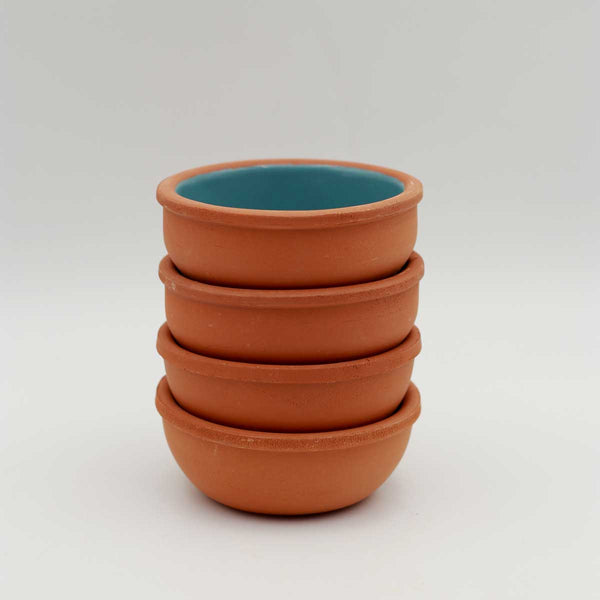 OVEN ROUND BOWL MIX COLOUR 10CM X4PC