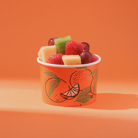 Summer Time Paper Bowls 8oz Pack of 25pcs