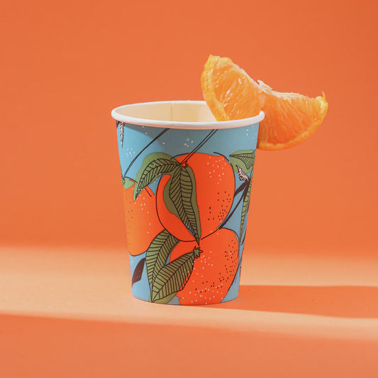 Paper Cups -Summer Time 9oz Pack of 25pcs