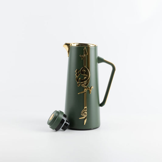 Liqaa Vacuum Flask Olive Gold KP-1084