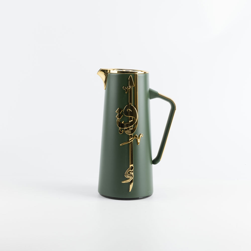 Liqaa Vacuum Flask Olive Gold KP-1084