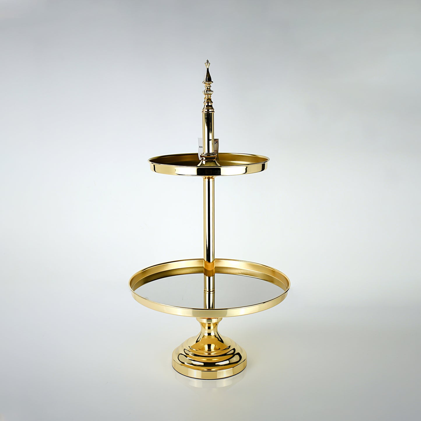 MBA-2081 Cake Stand 2 Layer Gold