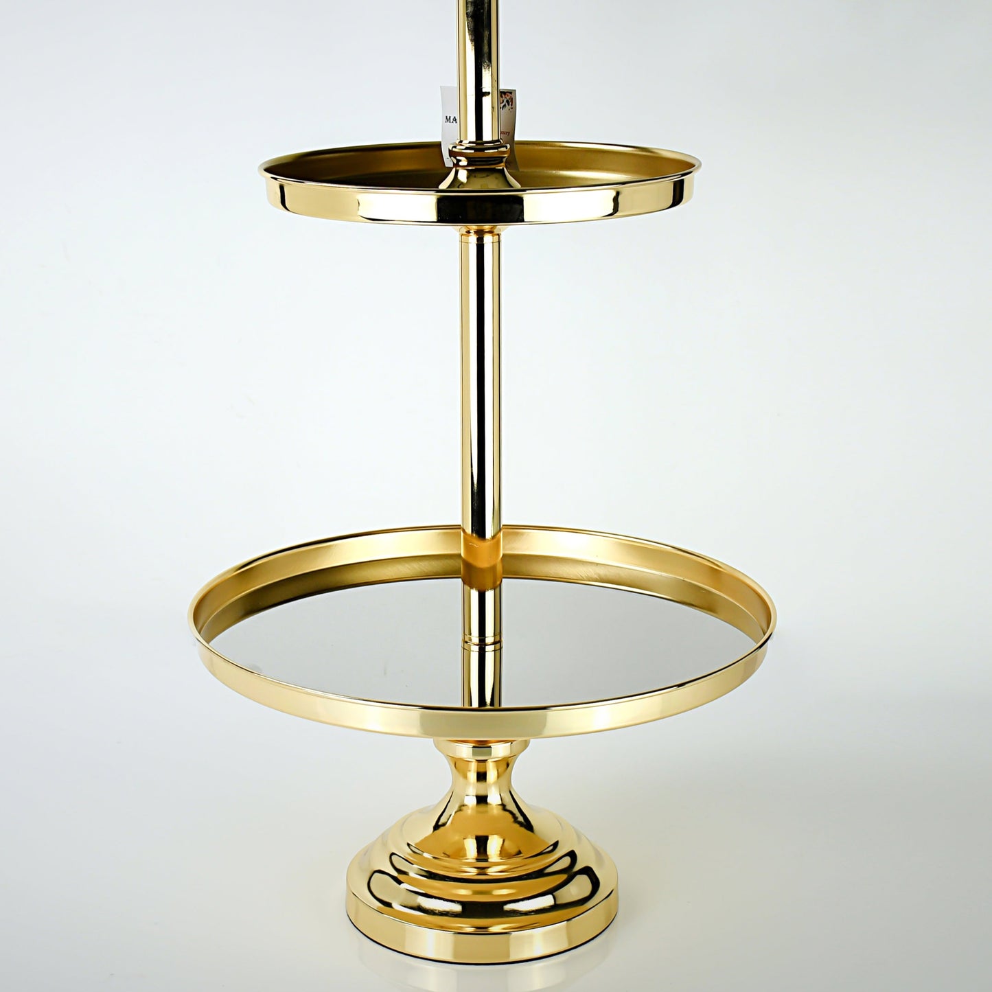 MBA-2081 Cake Stand 2 Layer Gold