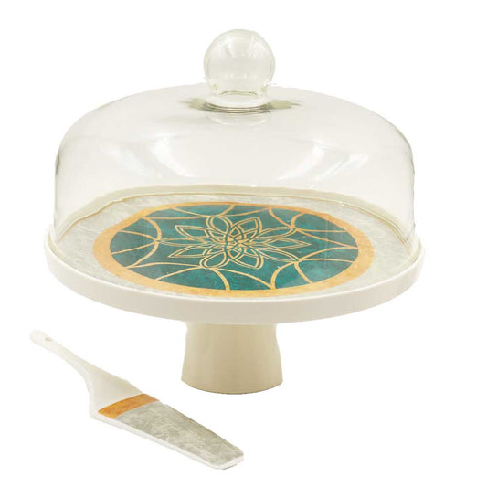 NIRVANA CAKE STAND WITH GLASS DOME