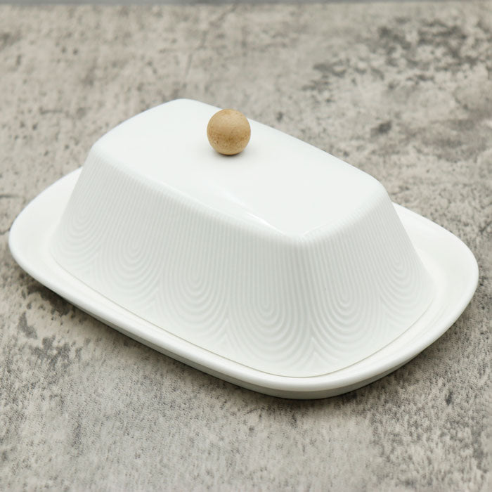 LUNA CERAMIC BUTTER DISH