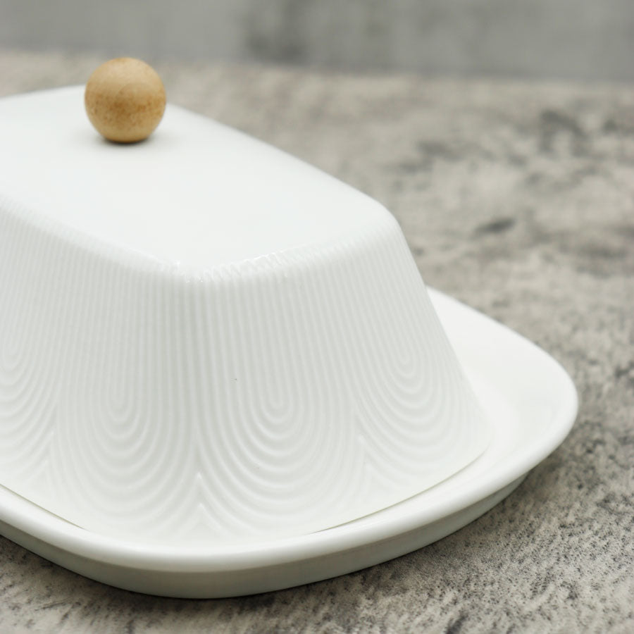 LUNA CERAMIC BUTTER DISH