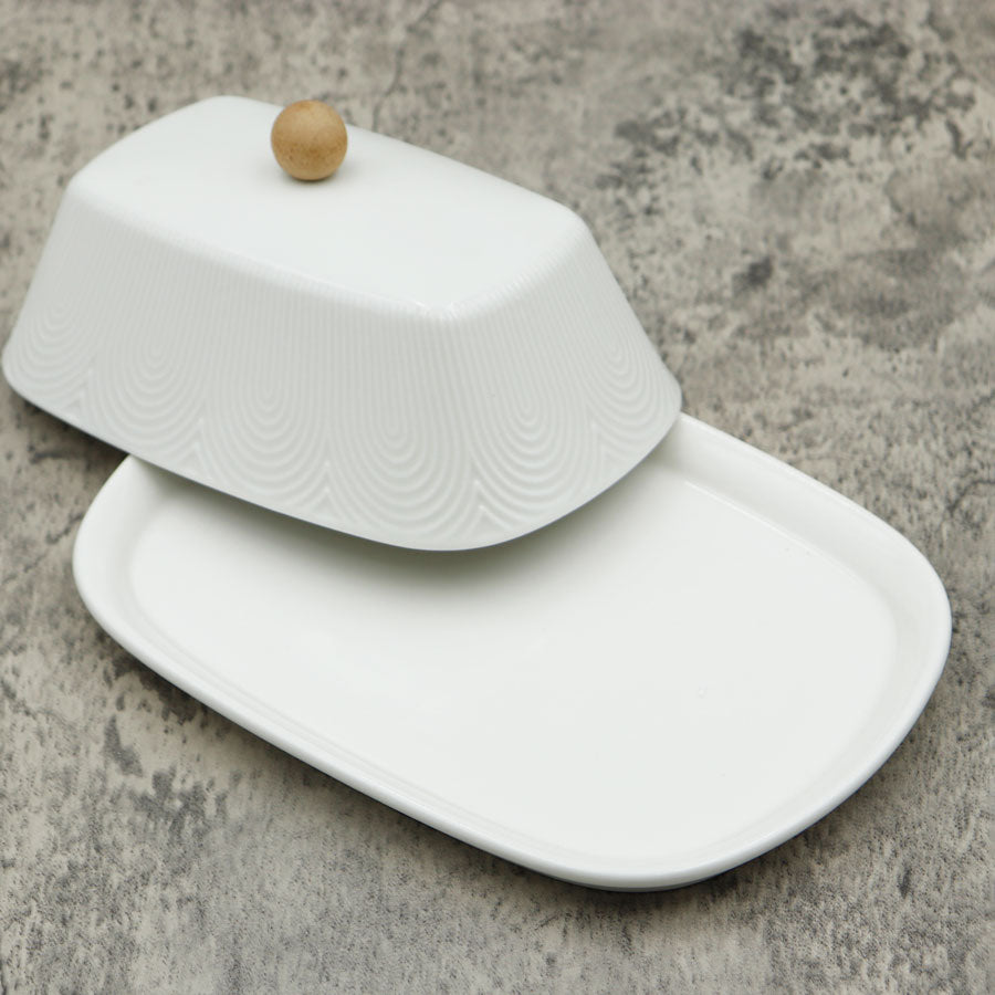 LUNA CERAMIC BUTTER DISH