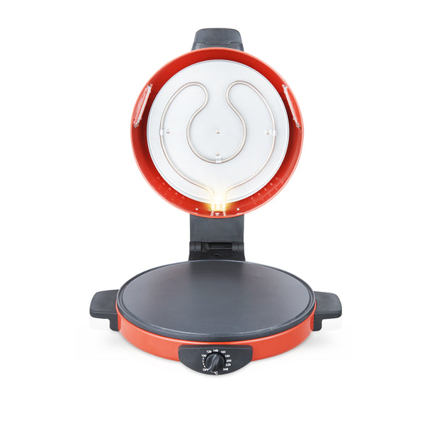 NL-RM-4979G-RD Roti/Tortilla/Pizza Maker – 30cm Non-Stick Cooking Surface