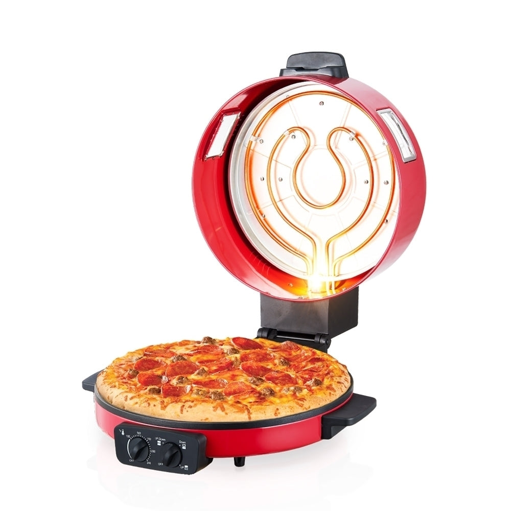 NL-RM-4980GT-RD Roti/Tortilla/Pizza Maker – 40cm Non-Stick Cooking Surface
