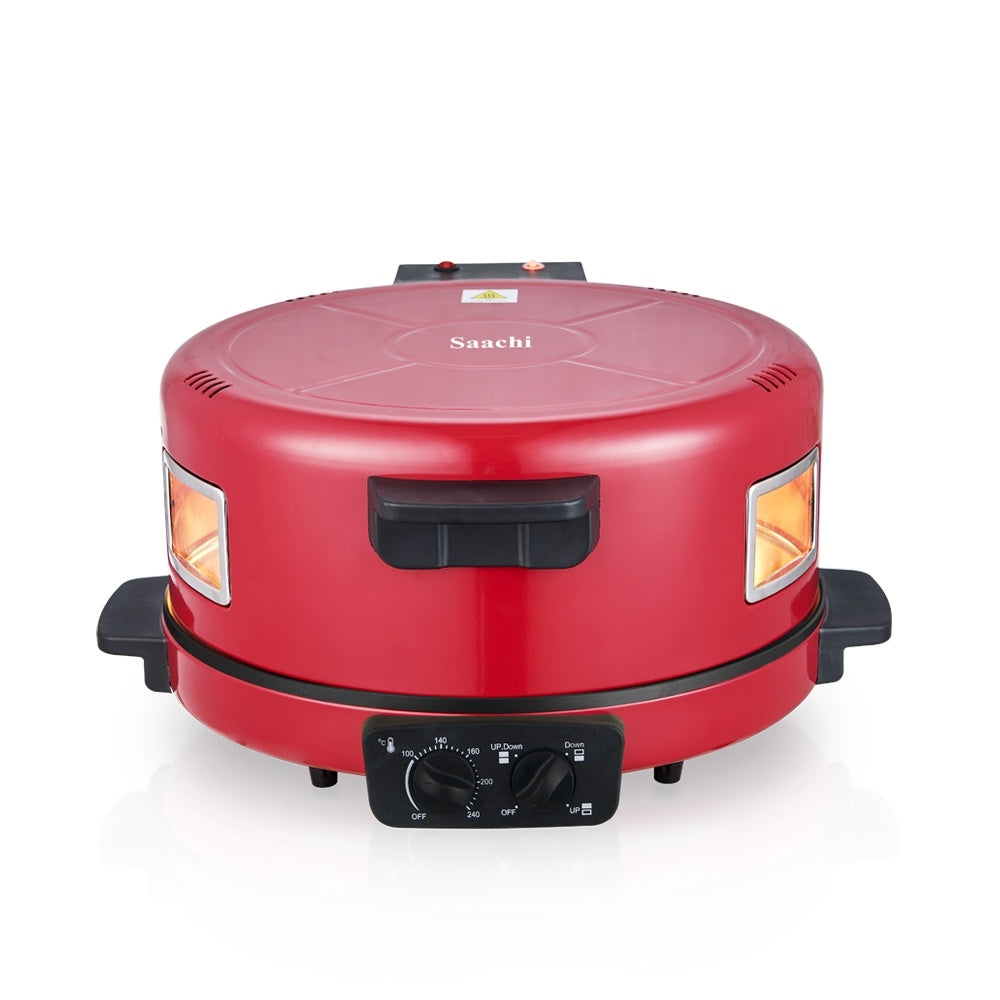 NL-RM-4980GT-RD Roti/Tortilla/Pizza Maker – 40cm Non-Stick Cooking Surface