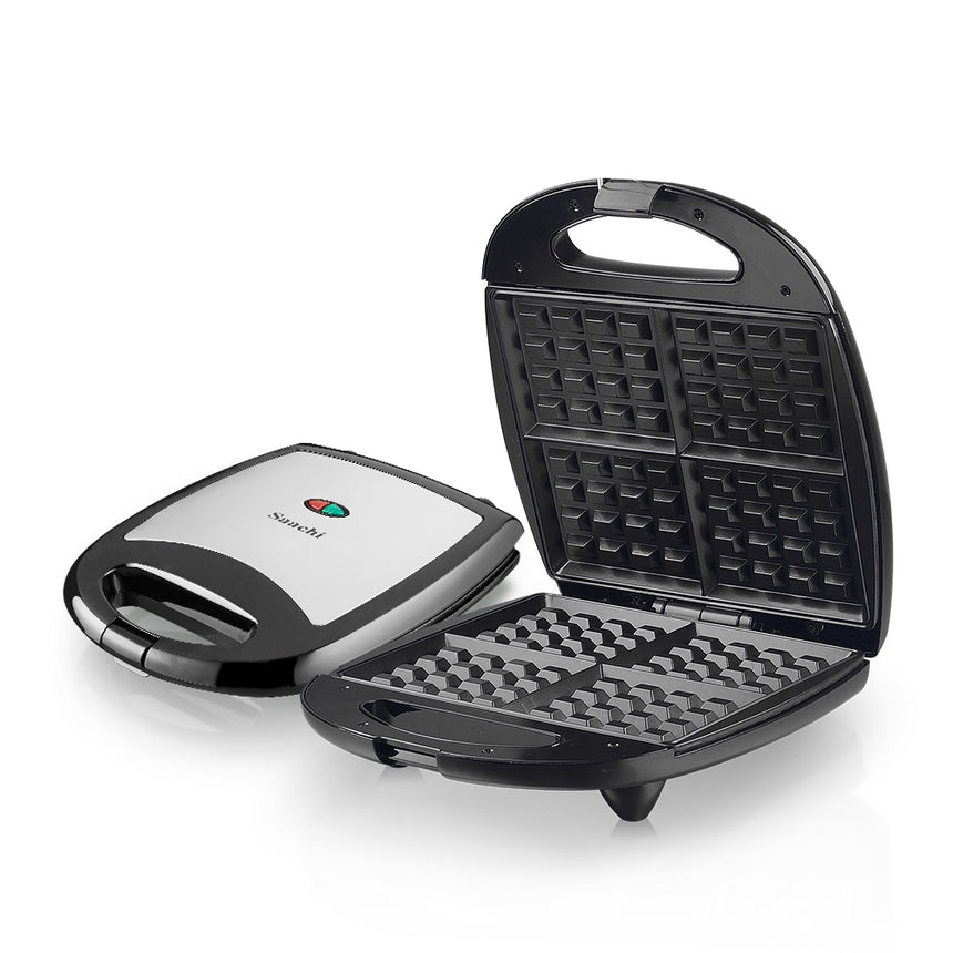 NL-WM-1562 4-Piece Waffle Maker – Electric Non-Stick Waffle Iron for Perfectly Crispy Waffles