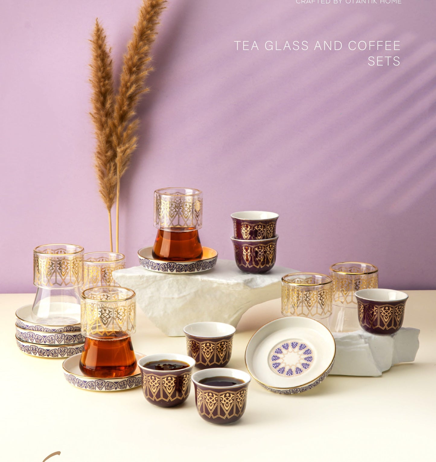 Misk Diamond Tea & Cawa Cup Set