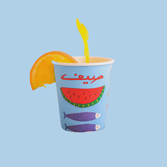 Paper Cups -Summer -4oz Pack of 25pcs