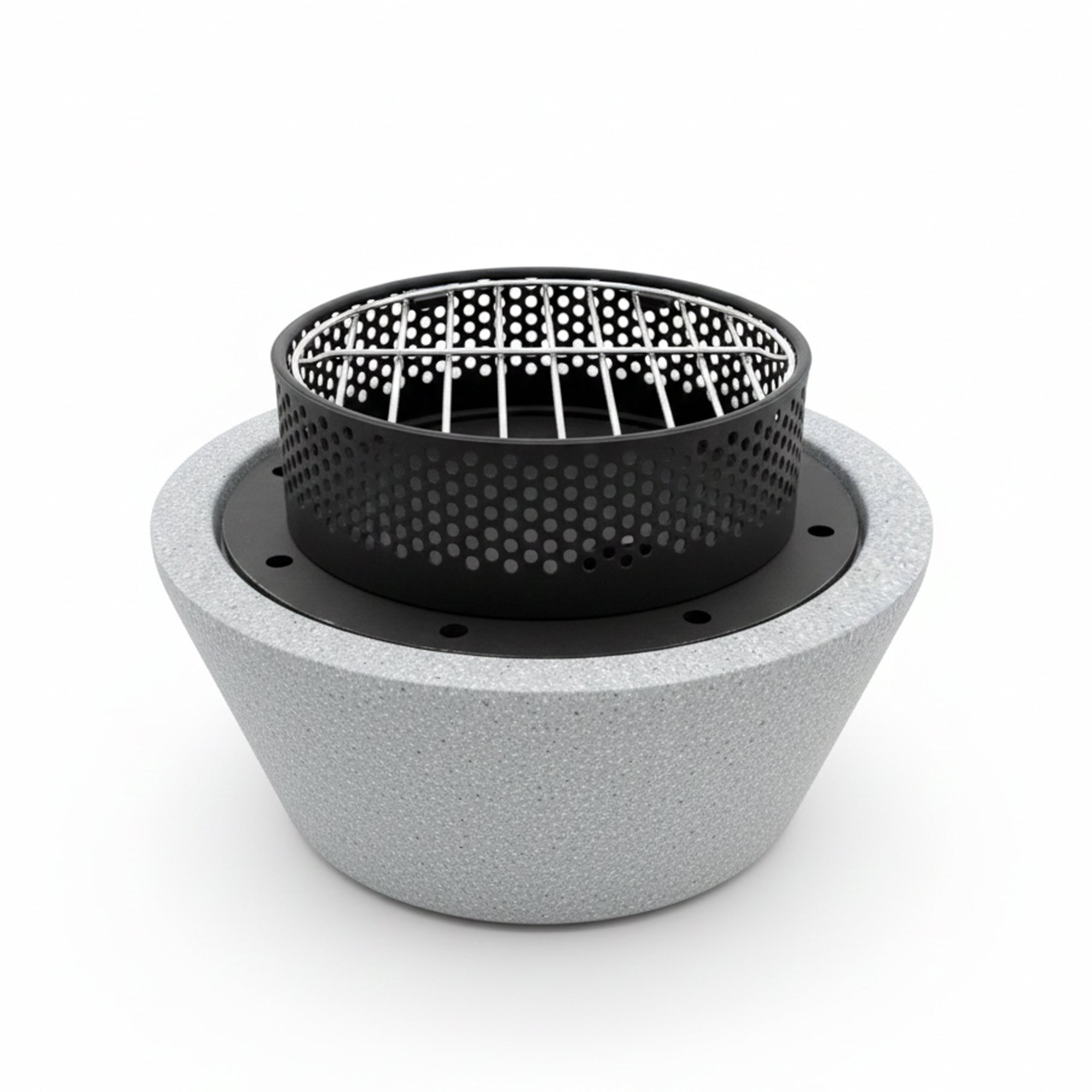 R231293-004 VIP round charcoal BBQ grill 32.5 x 32.2 x 17 cm portable outdoor grill | Siddiq Gifts Mussafah Abu Dhabi