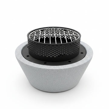 R231293-004 VIP round charcoal BBQ grill 32.5 x 32.2 x 17 cm portable outdoor grill | Siddiq Gifts Mussafah Abu Dhabi