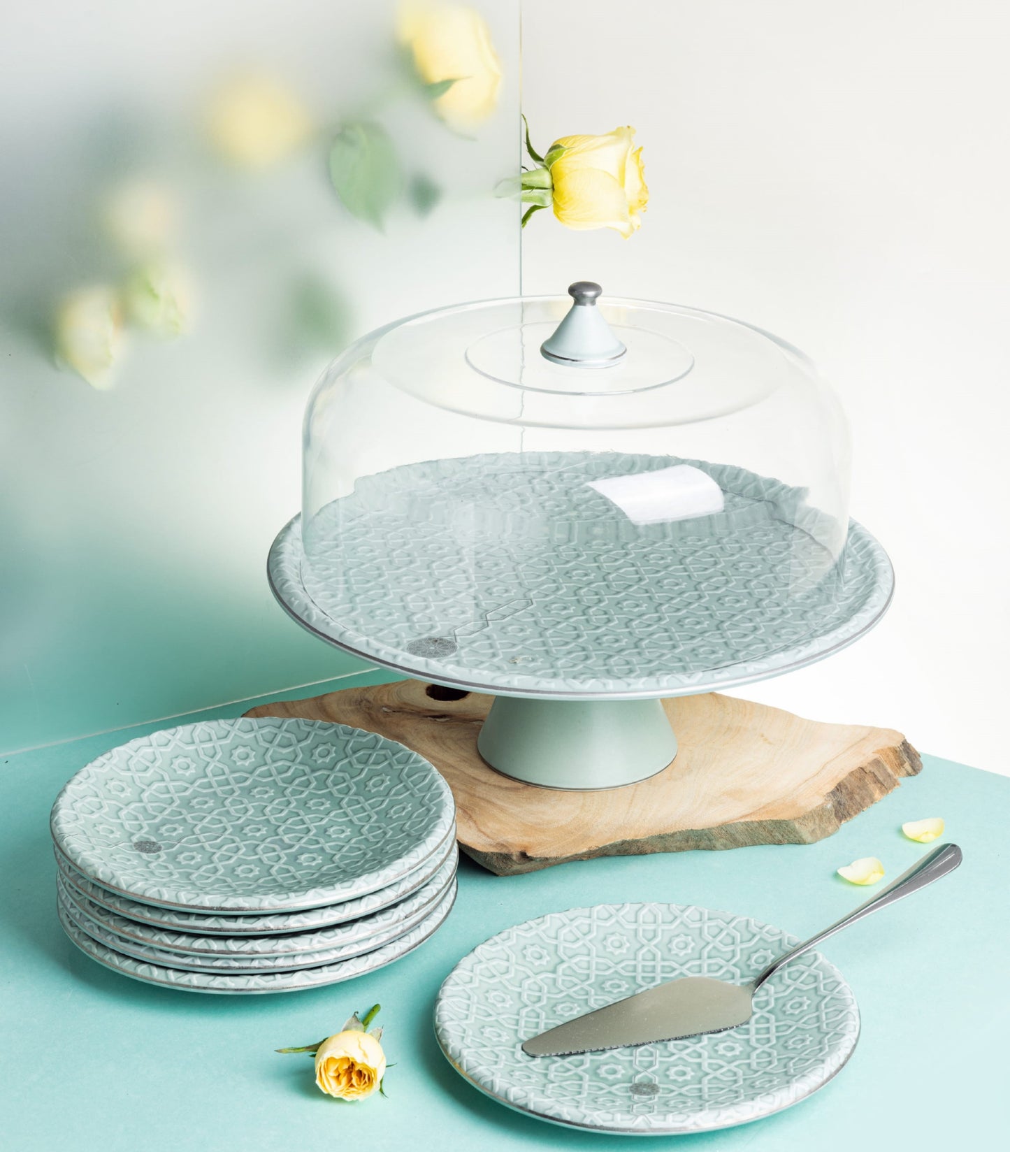 Rosette Cake Serving Set