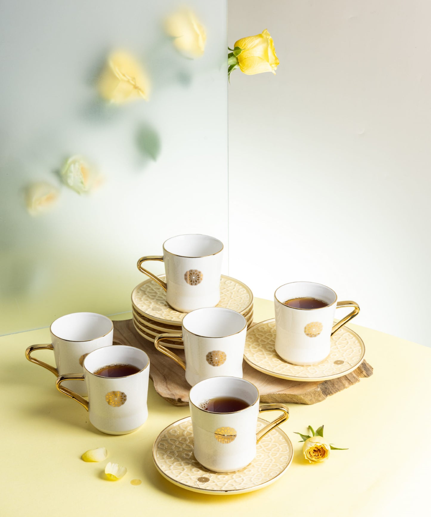 Rosette Milk Cup & Saucer