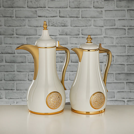 SR-PWG Vacuum Flask 2PC Set Pearl White Gold