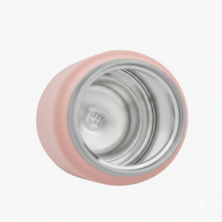 TYESO 1799-07 Vacuum Food Jar 220 ml Pink Stainless Steel – Compact Reusable Insulated Food Container from Siddiq Gifts Mussafah, Abu Dhabi