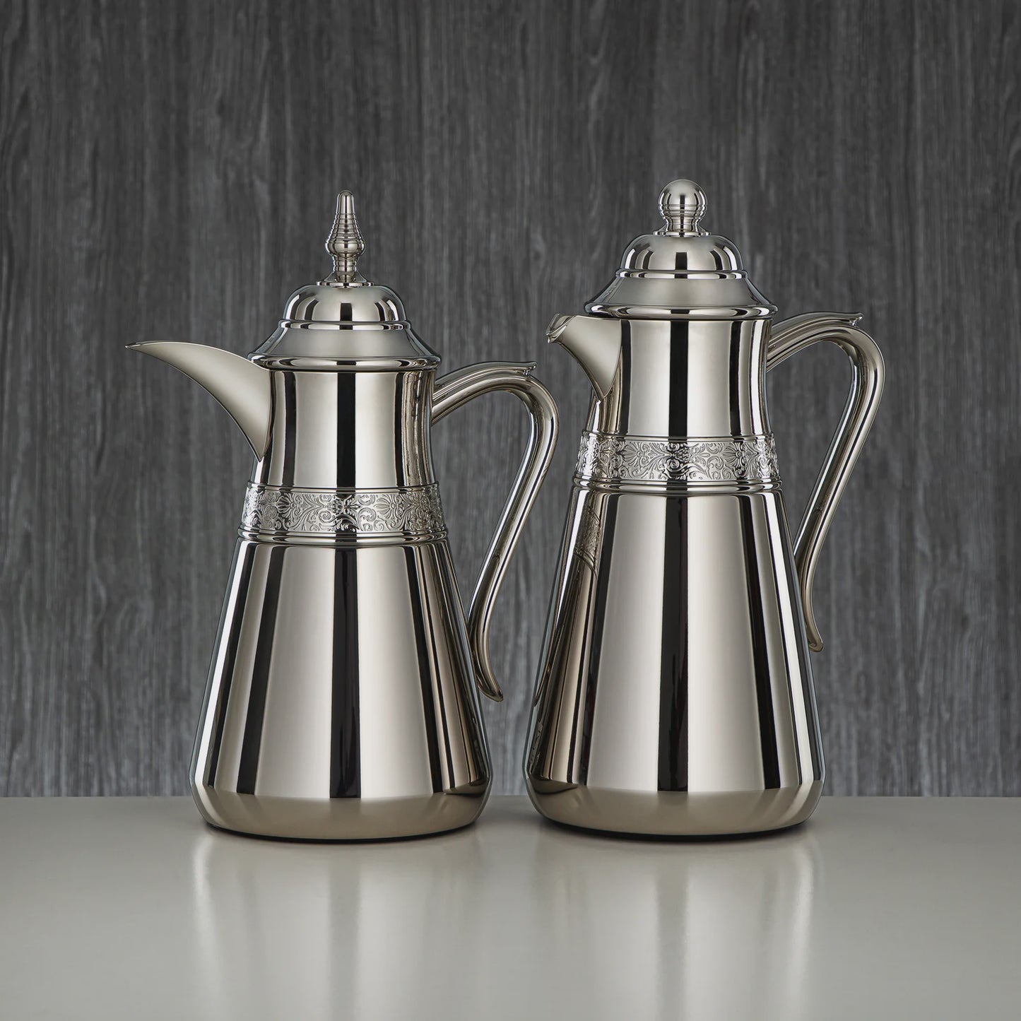 Umc Vacuum Flask 2PC Set Silver