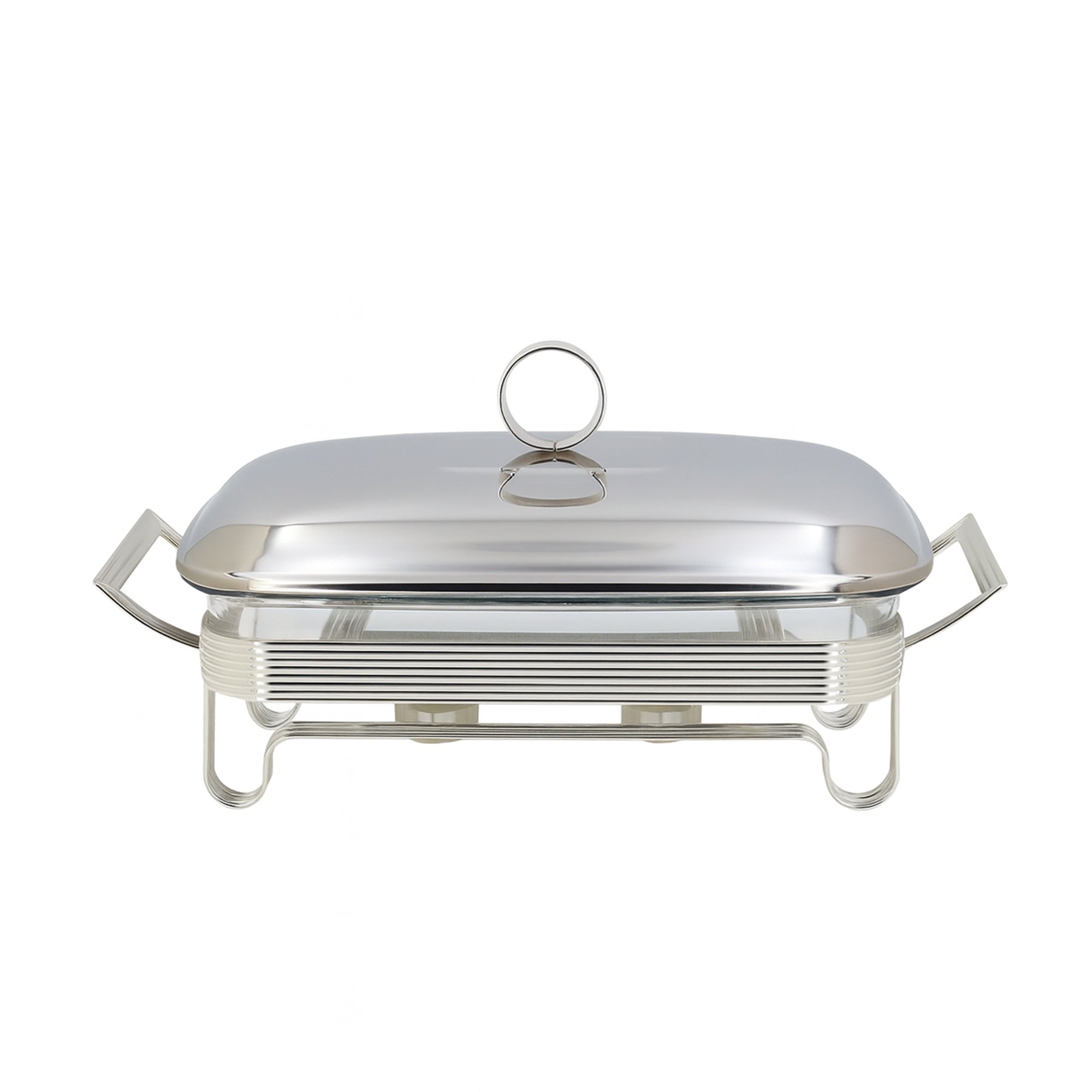 WB-1734 Stainless Steel Buffet Server with Glass Insert, Lid & Heat ...