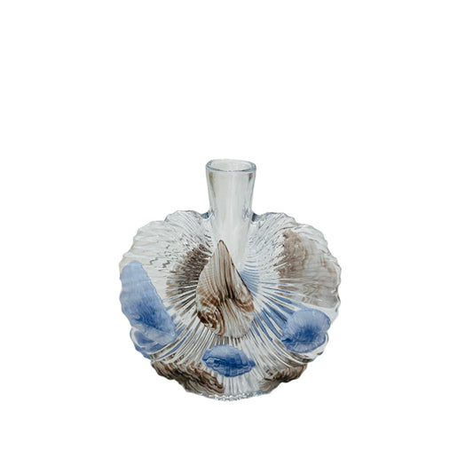 49373-5 Glass Flower Vase With Print