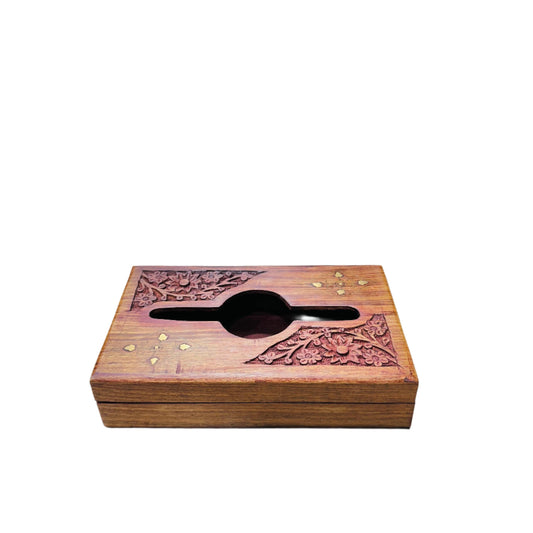 Abh Wooden Tissue Box 10X6