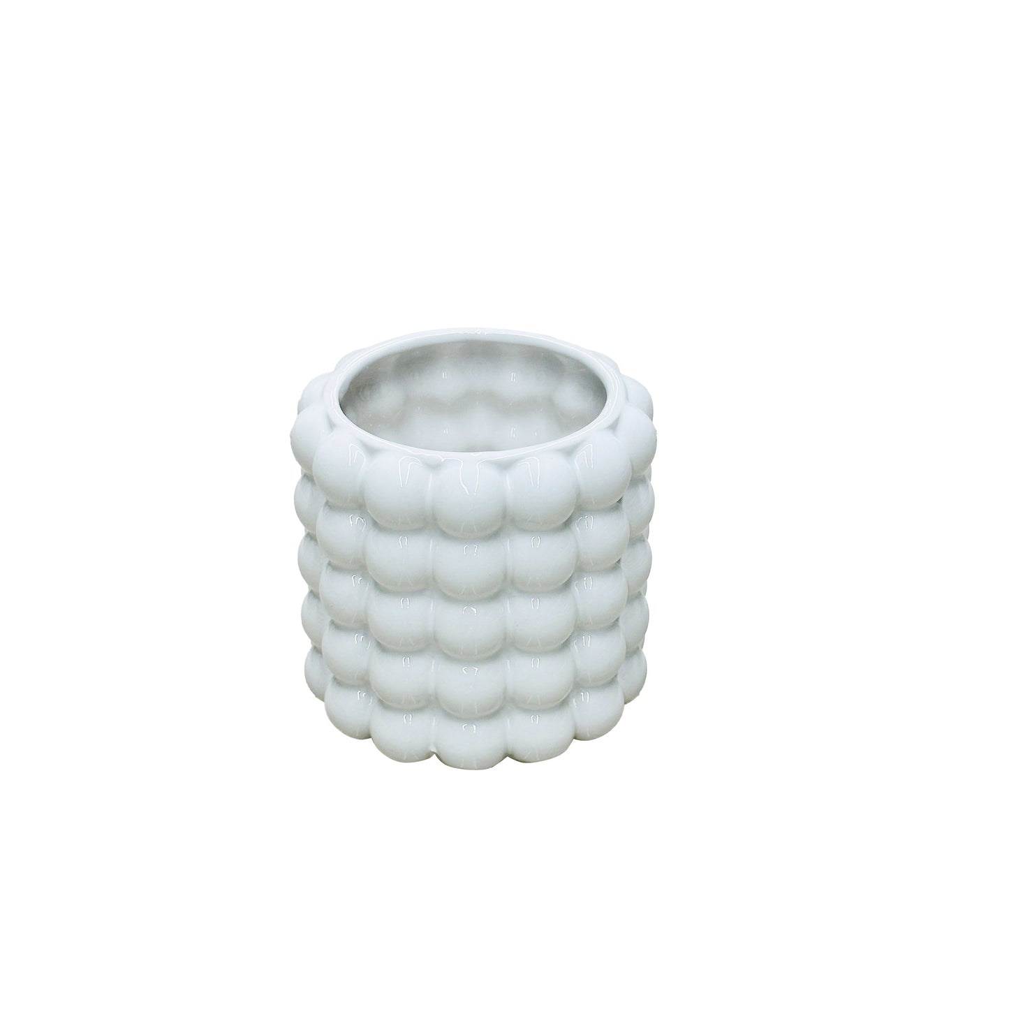 97165-03 Ceramic Vase White