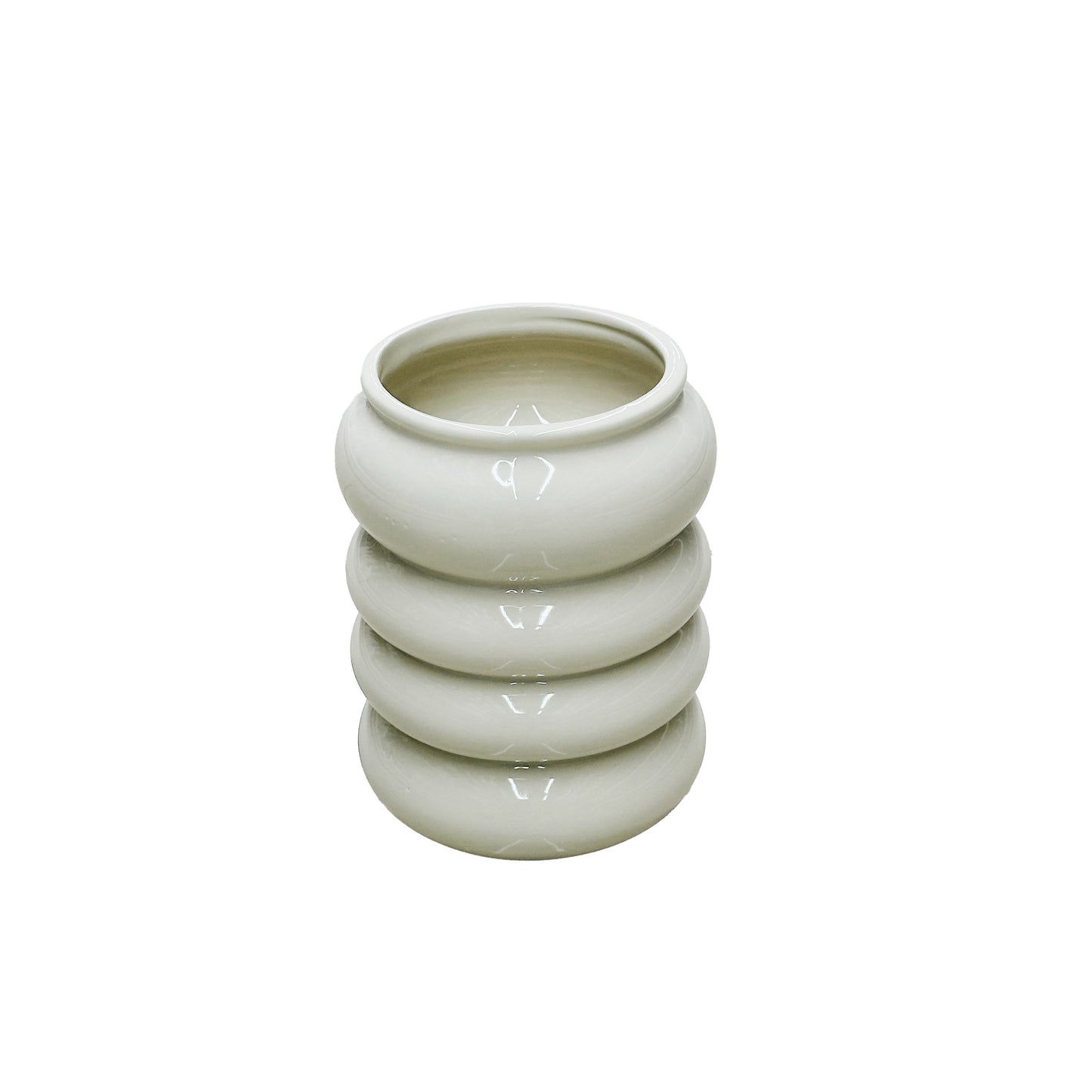 97165-06 Ceramic Vase White