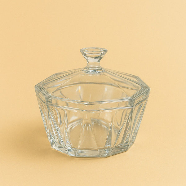 HS-B020 Round Acrylic Candy Bowl with Lid – 17cm (D) x 14cm (H)
