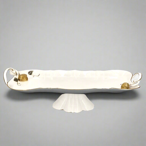 Brd-386 Ceramic Serving Tray Stand