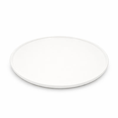 A2050 Porcelain Flat Bottom Plate 14 Inch Ivory From Siddiq Gift Shop