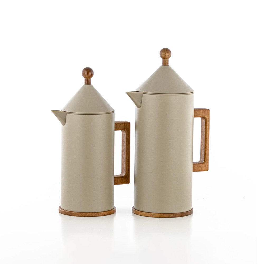 VAF2950003 Vacuum Flask 2PC Set (0.7L + 1L) - Beige Wooden