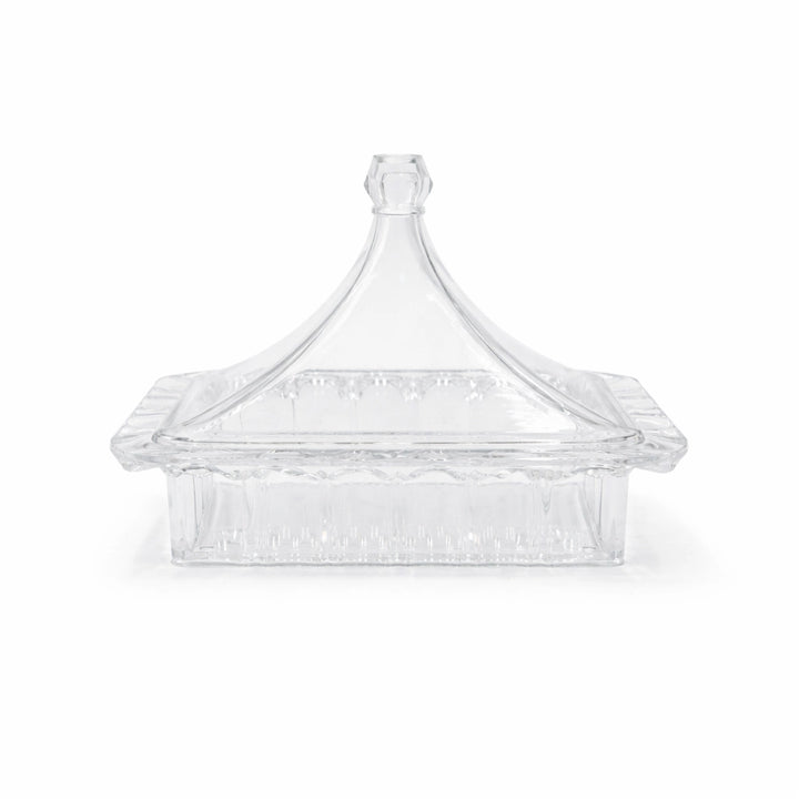 Acrylic Rectangular Candy Box with Lid 22x17x16cm Clear Storage ...