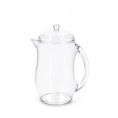 Elegant Clear Acrylic Water Jug With Lid And Comfortable Handle, Ideal For Serving Water, Juice, Iced Tea, And Other Refreshing Beverages At Siddiq Gifts.