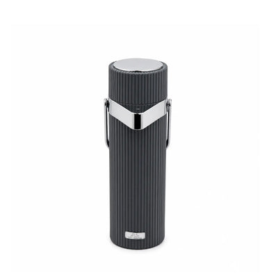 Air Pot Vacuum Flask 1L Dark Grey with Silver Finish Siddiq Gifts