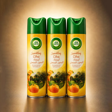 Air Wick Sparkling Citrus Air Freshener Spray 3 × 300 ml Value Pack by Siddiq Gifts