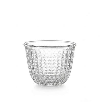 Almarjan Double Wall Glass Cawa Cup Set 6 Pieces 80 ml Borosilicate Glass Siddiq Gifts