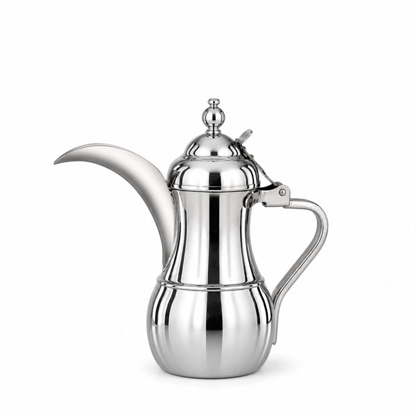Almarjan Elegance Stainless Steel Vacuum Flask 26 OZ Silver Siddiq Gifts