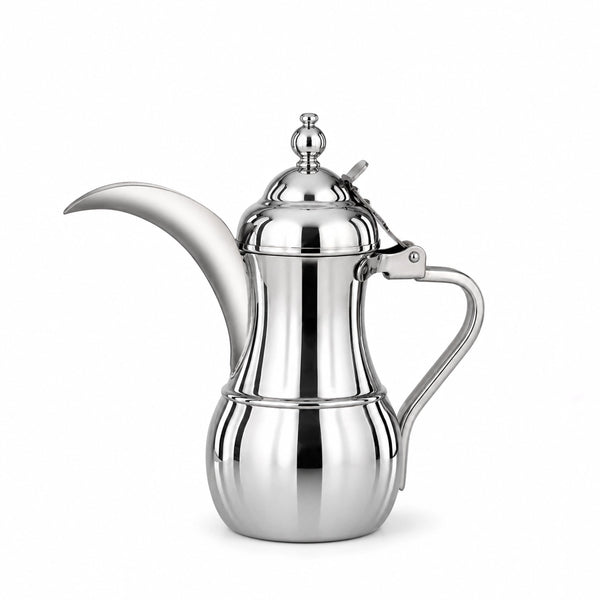 Almarjan Elegance Stainless Steel Vacuum Flask 36 OZ Silver Siddiq Gifts