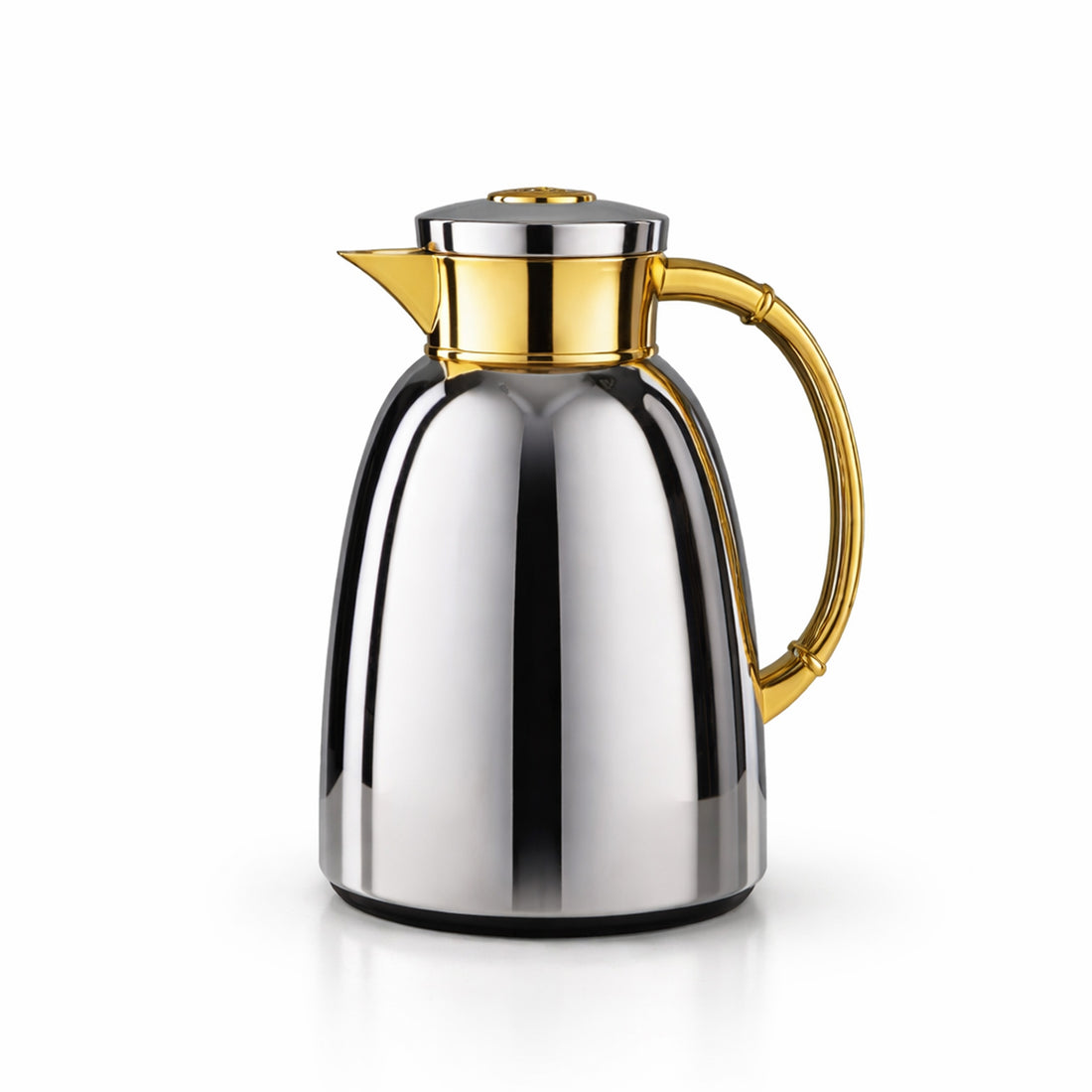 QVC-1000CC95 Almarjan Vacuum Flask – 1.0L – Silver & Gold Finish