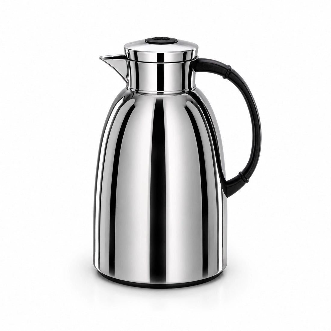 QVC-1600CQ75YZ Almarjan Vacuum Flask – 1.6L – فضي ومقبض أسود