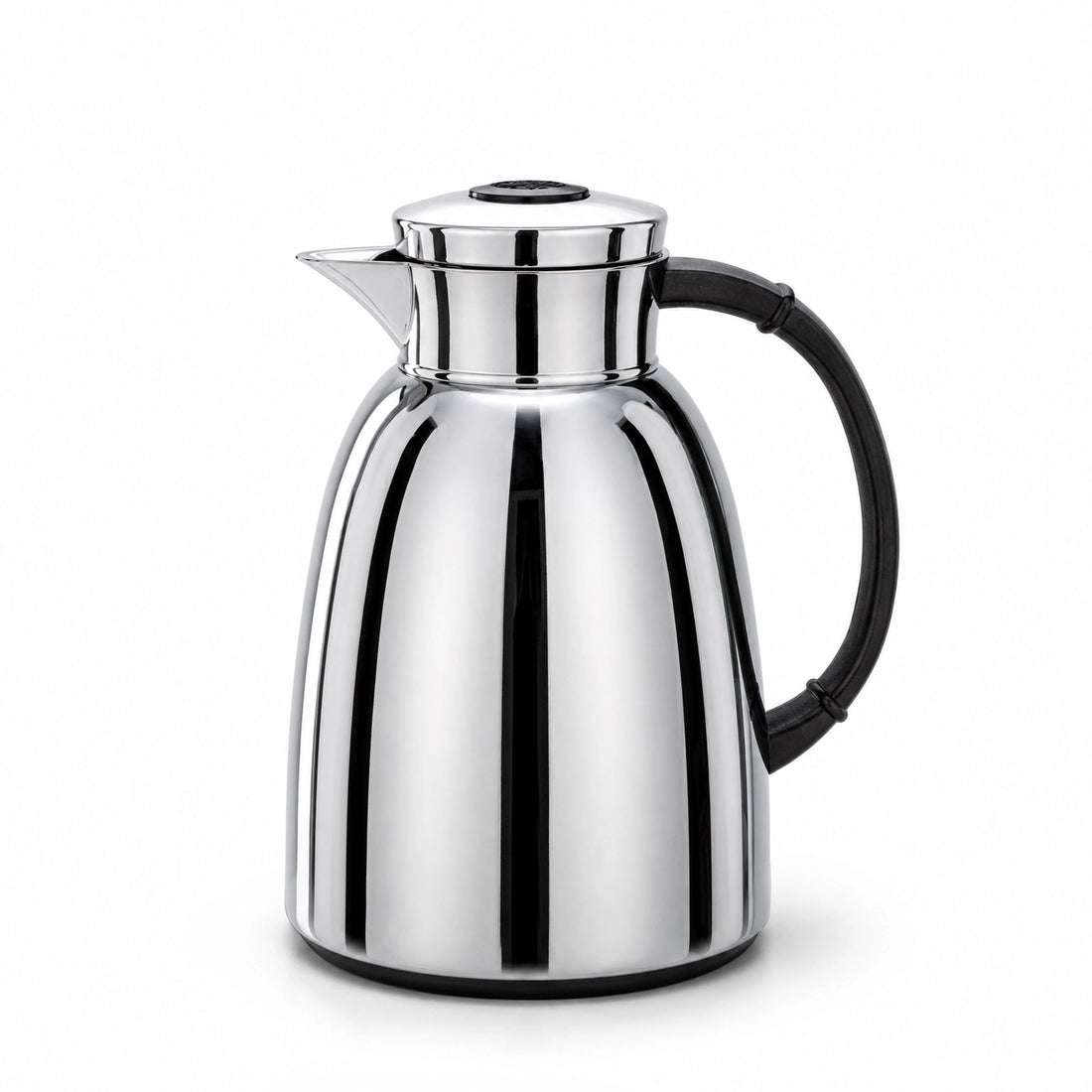 QVC-1000CQ75YZ Almarjan Vacuum Flask – سعة 1 لتر – فضي ومقبض أسود