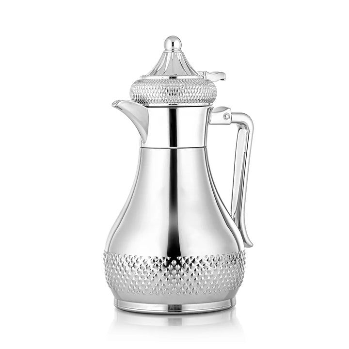 Almarjan Vacuum Flask 1L Silver Tea Flask | Siddiq Gifts