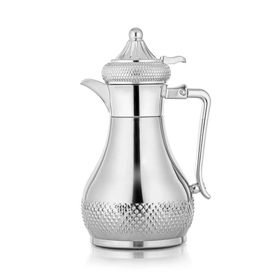 Almarjan Vacuum Flask 1L Silver Tea Flask Siddiq Gifts